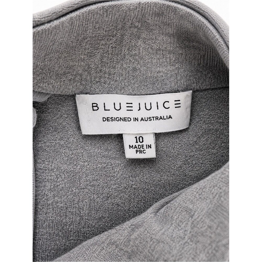 Blue Juice Gray Sleeveless Mock Neck Crop Top – Size 10 Australia - Picture 5 of 9